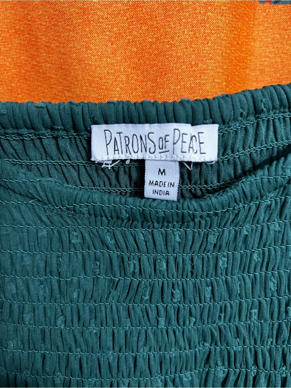 Patrons of Peace Hunter Green
Smocked Tiered Mini Dress | Size Medium - Picture 3 of 3